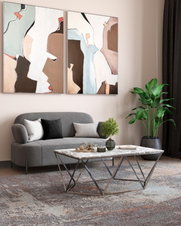 Диван Кэнди велюр серый