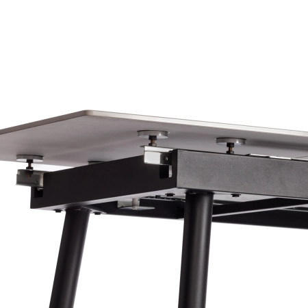 Стол обеденный Balmoral/Балморал светло-серый и черный Стол обеденный Balmoral/Балморал светло-серый и черный