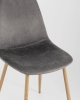 Стул Валенсия велюр серый