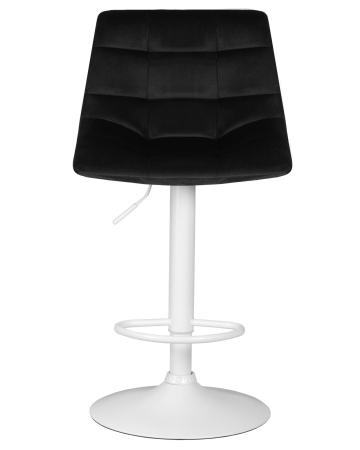 Набор 2 шт Стул барный TAILOR WHITE, черный велюр (MJ9-101)