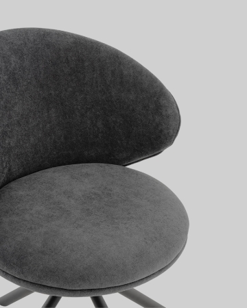 Стул Труфальд велюр темно-серый