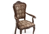 Стул деревянный Руджеро с мягкими подлокотниками орех, шоколад