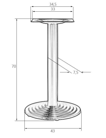 Подстолье обеденное GREG