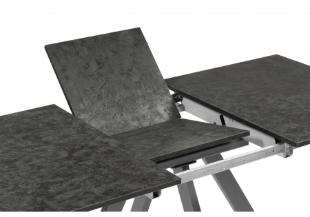 Стол деревянный Райн 116(160)x77 раздвижной малави, серый