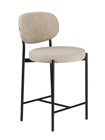 Стул полубарный MASO букле бежевый MOSS 130