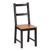 Стул Соната коричневый, дерево, твердое сиденье, без подлокотников