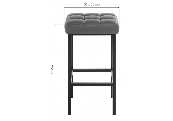 Барный стул Лофт микровелюр катания изумруд, черный матовый