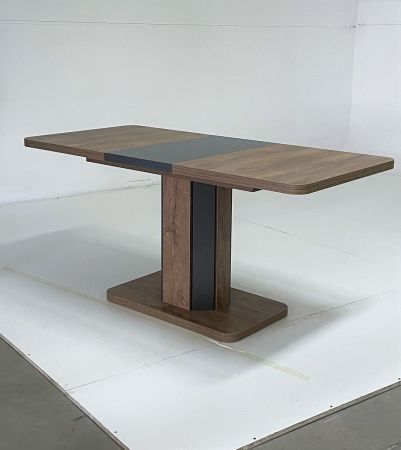 Стол STORK дуб канзас, графит 120