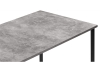 Стол деревянный Лиман 117 (157) x 77 бетон светлый, черный матовый