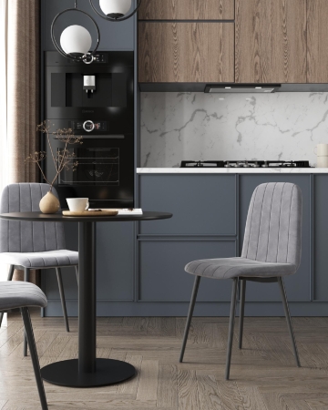 Стул Easy велюр серый Стул Easy велюр серый