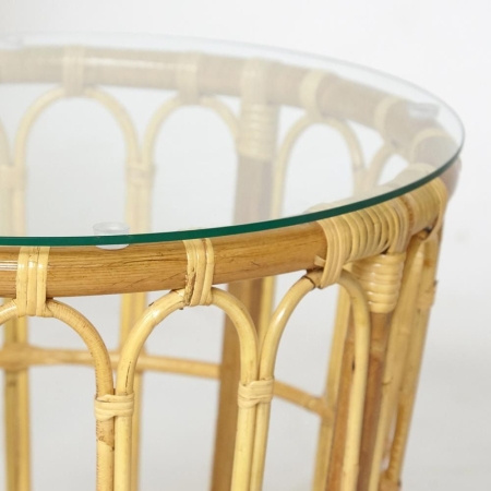 Комплект террасный AKIRA с подушкой 54х60х78 см, D 46х40 см, натуральный