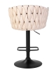 Стул барный LEON бежевая ткань LAR 275-1
