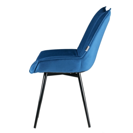 Стул для кухни Осло велюр синий velutto 54