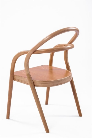 Полукресло венское Orion натуральный, жесткое сиденье