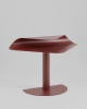 Журнальный столик Cornea металл бордовый