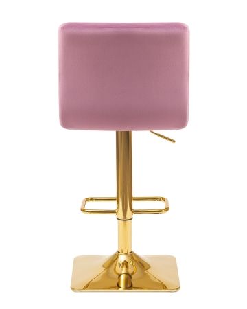 Стул барный GOLDIE пудрово-сиреневый велюр MJ9-52
