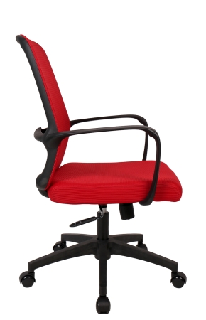 Операторское кресло Bamboo сетка красный