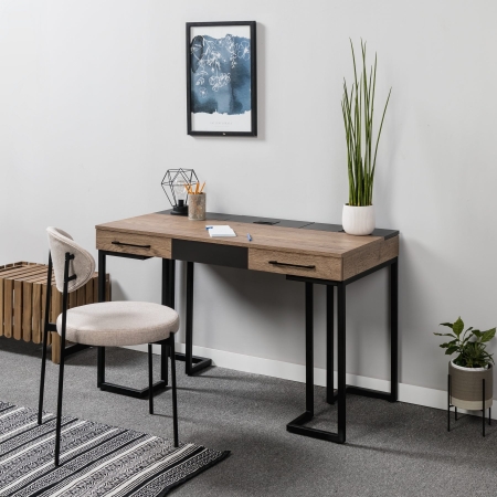 Стол рабочий Loft дуб табак, графит