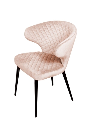 Стул Richard ромб, бархат светло-бежевый