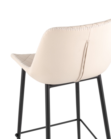 Стул барный Arch экокожа светло-серый