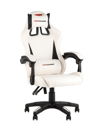 Кресло спортивное TopChairs Phantom бело-черный Кресло спортивное TopChairs Phantom бело-черный