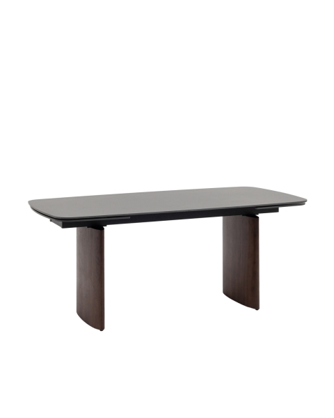 Стол обеденный Астарта раскладной 180-260х90 см керамика темная