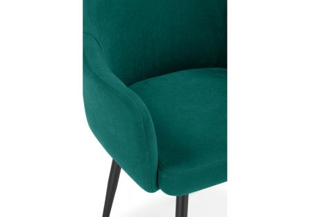 Стул на металлокаркасе Морено velutto 33, черный