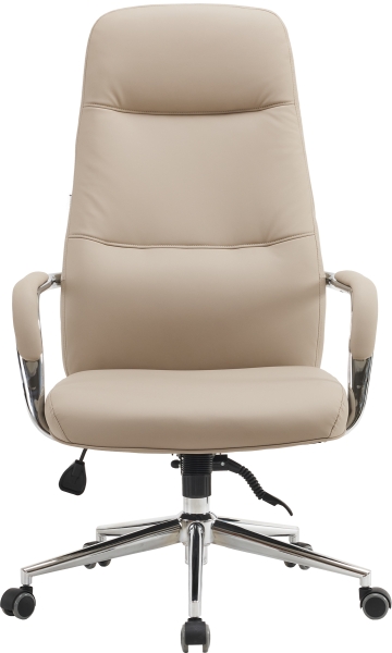 Кресло руководителя Vesta экокожа бежевый