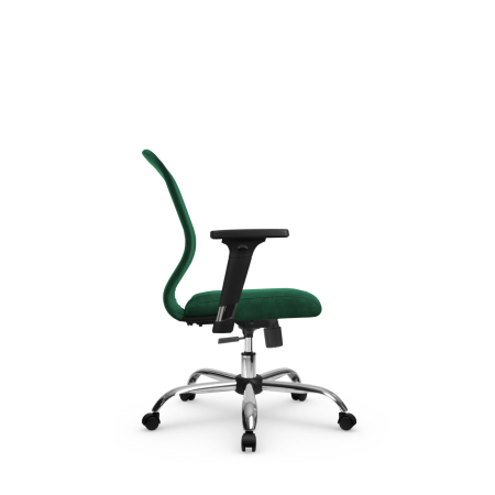 Компьютерное кресло SU-Mr-4 Vivaldi зеленый, черный, хромированный