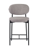 Стул полубарный MASO букле серый MOSS 960