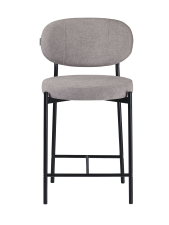 Стул полубарный MASO букле серый MOSS 960