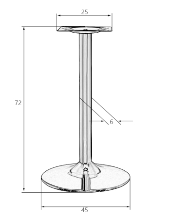 Подстолье обеденное ALAN GOLD