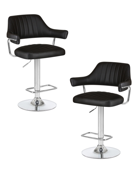 Набор 2 шт Стул барный CHARLY, черный