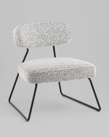 Кресло лаунж Kate серый