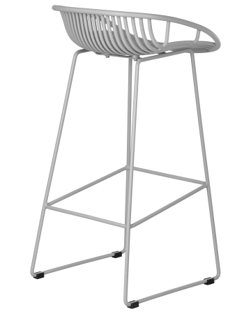 Стул барный FRANK светло-серый Стул барный FRANK светло-серый