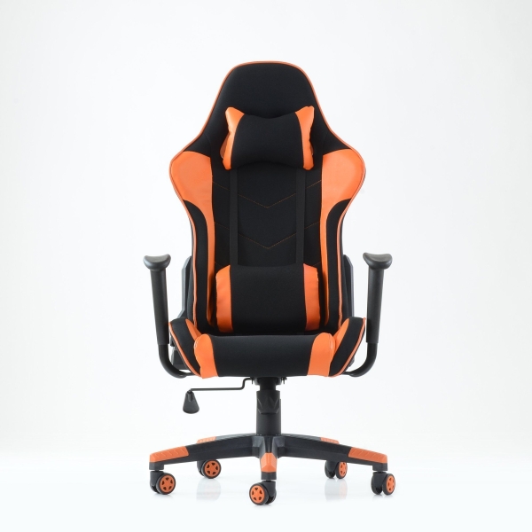 Игровое кресло K-50 черно-оранжевое Игровое кресло K-50 черно-оранжевое