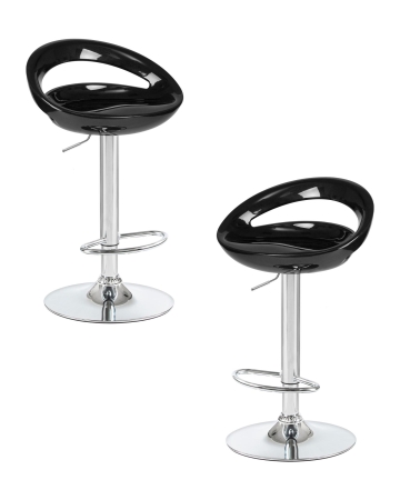 Набор 2 шт Стул барный DISCO, черный