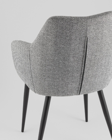 Стул обеденный Katys серый елочка