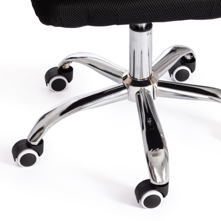 Кресло BM-520M черный, ткань, металл, пластик, мягкое сиденье, с подлокотниками