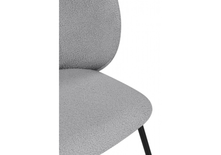 Стул на металлокаркасе Рикко серый (81 cloud), черный