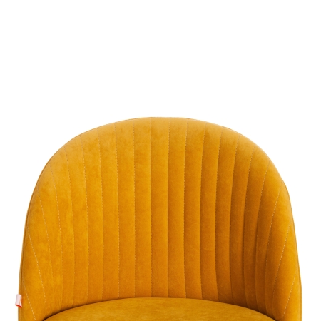 Кресло MELODY велюр Clermon, горчичный