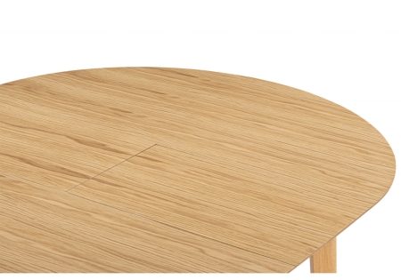 Стол деревянный Форли 100(130)x100 светлое дерево