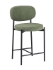 Стул полубарный MASO букле зеленый MOSS 615