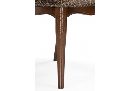 Стул деревянный Эмилин бежевый тк. М14 (Т56), вишня