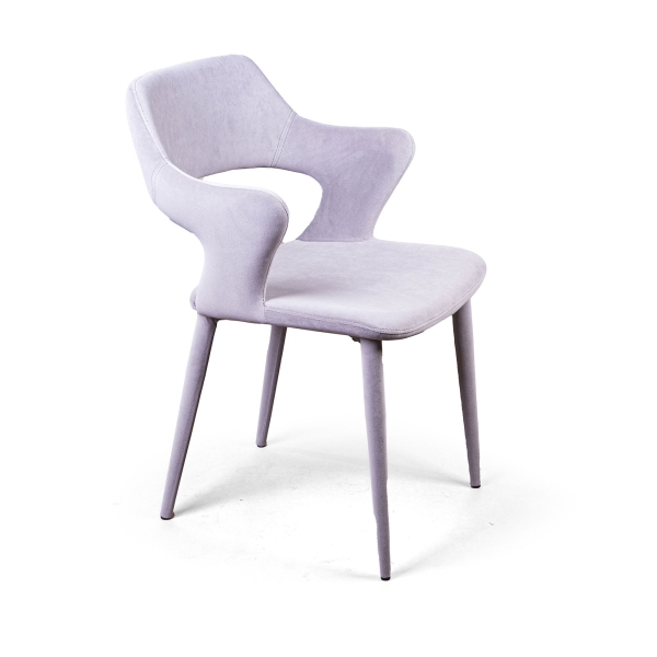 Стул Woddy бархат серый