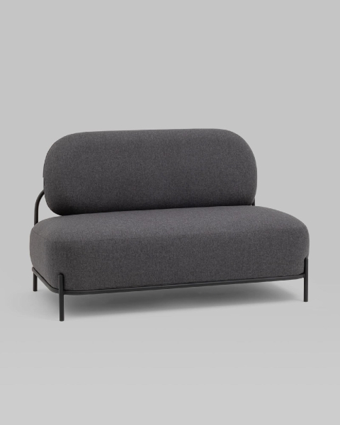 Диван Стоун рогожка тёмно-серый