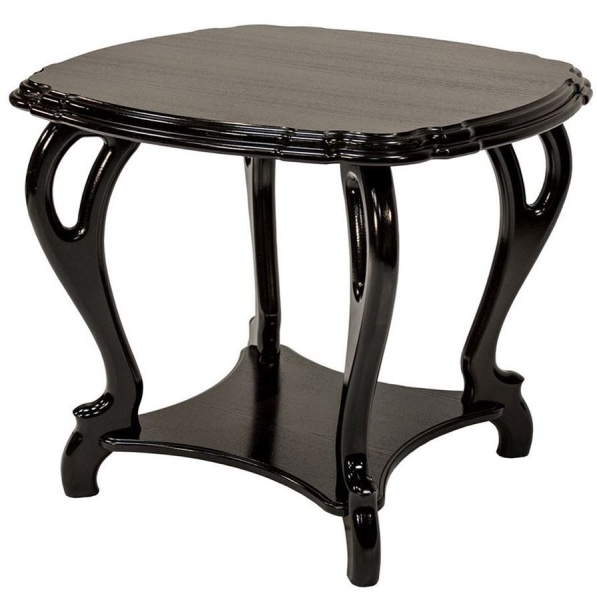 Стол журнальный "Кофейный П" венге Вис