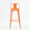 Барный стул Tolix style оранжевый