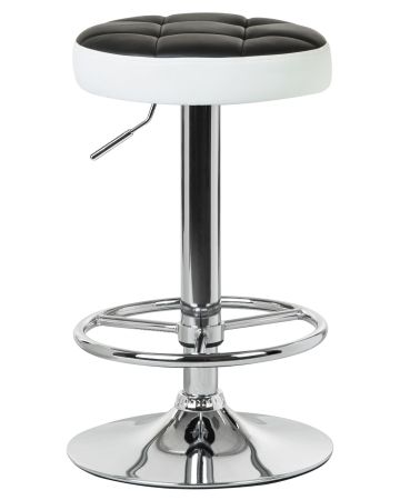 Табурет барный BRUNO черно-белый Табурет барный BRUNO черно-белый