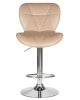 Стул барный BARNY бежевый велюр MJ9-10